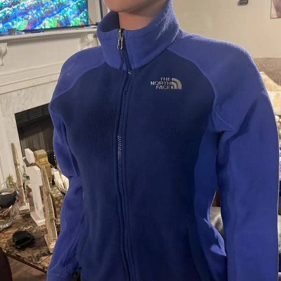 The North Face Blue Ski & Snow Jacket with High Collar - Picture 2 of 4